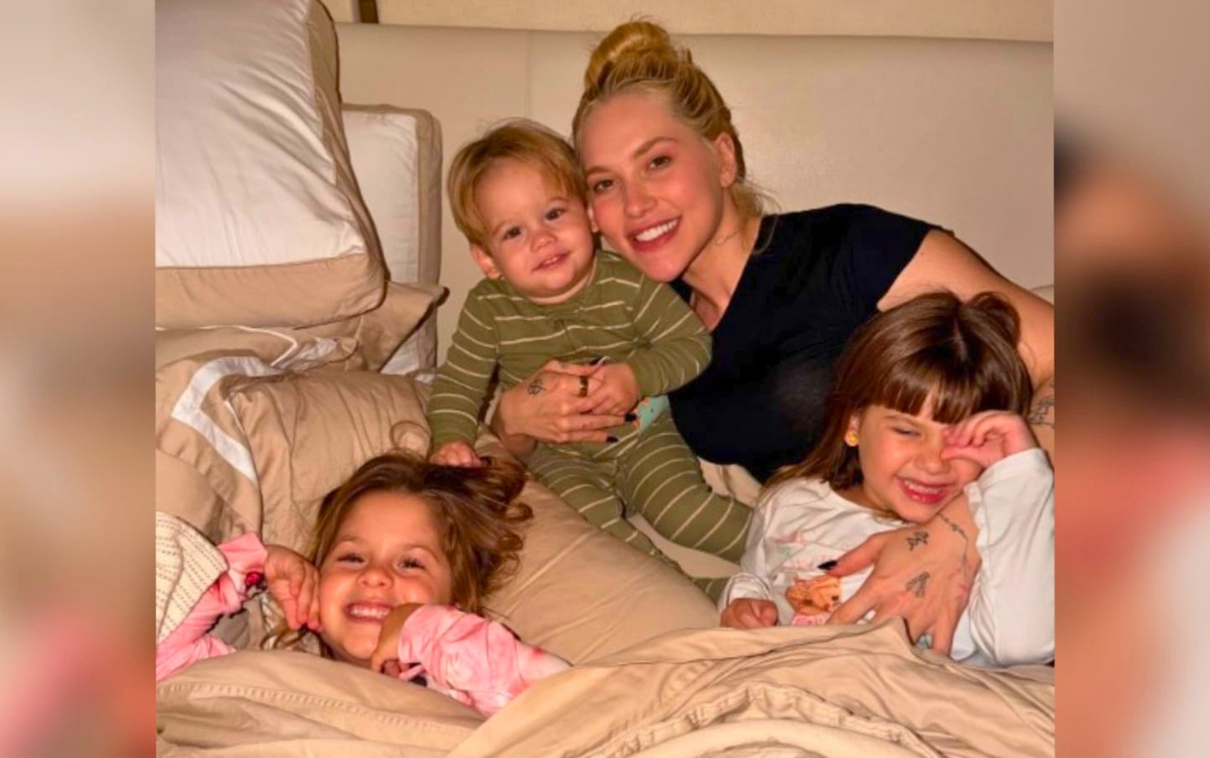 Após polêmica com Luana Piovani envolvendo bets, Virginia posta foto com os três filhos: 'No melhor lugar do mundo'