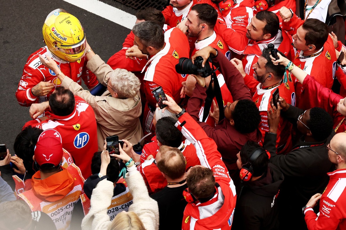 F1 - Ferrari: Hamilton evoluiu muito em ponto-chave no final de 2025