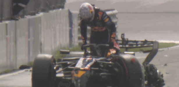 Batida forte de Verstappen causa bandeira vermelha no GP da Holanda