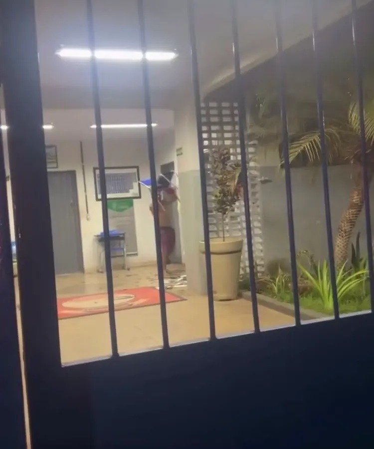 Vândalo invade escola em Porangatu e causa destruição