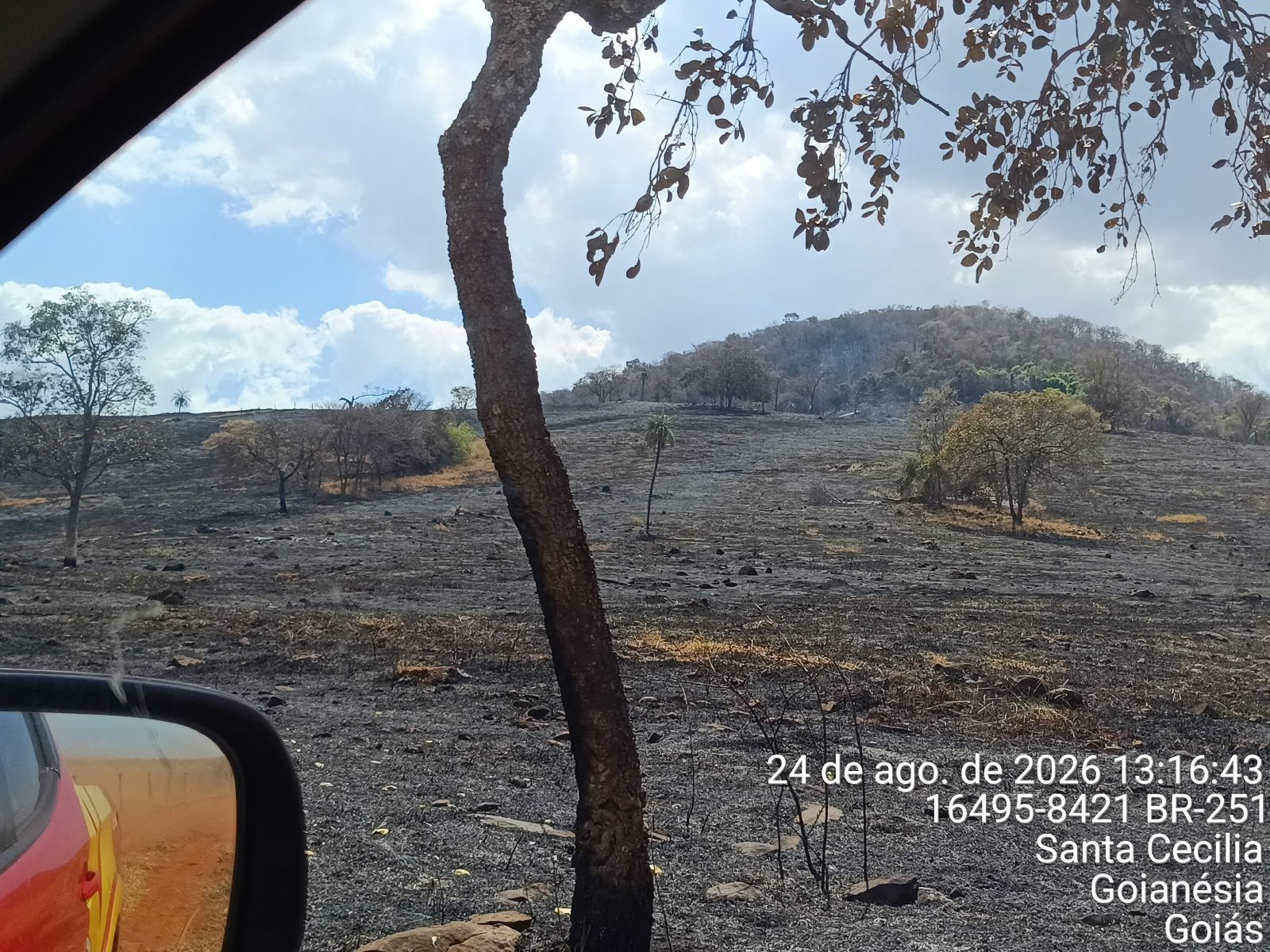 Bombeiros combatem incêndio que atingiu mais de 600 hectares em Goianésia