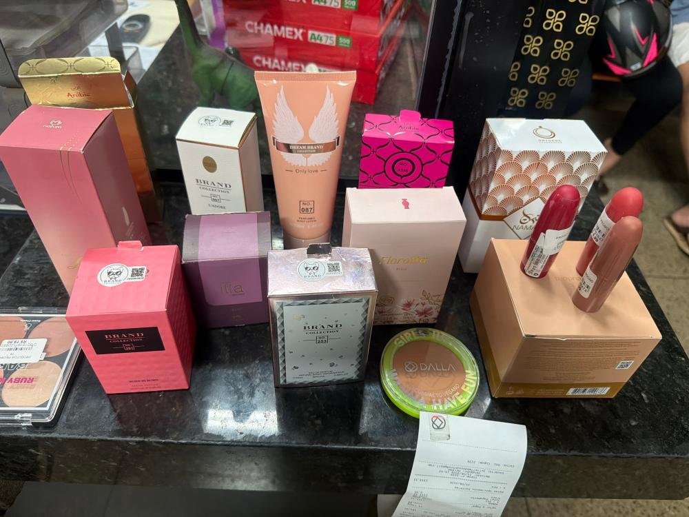 Mulher é presa após furtar mais de R$ 1,3 mil em cosméticos em Aparecida